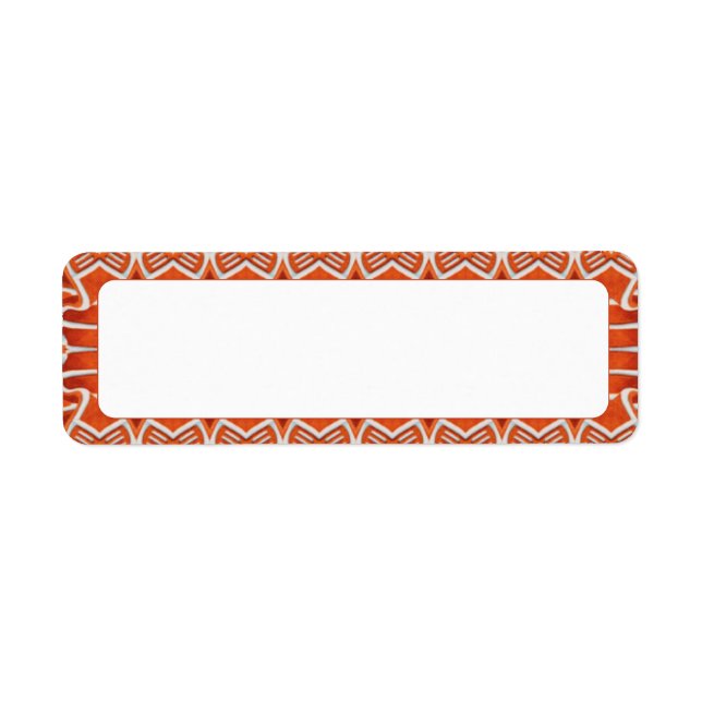 GINGERBREAD 2,25"x.75"-Etiketten (Vorne)