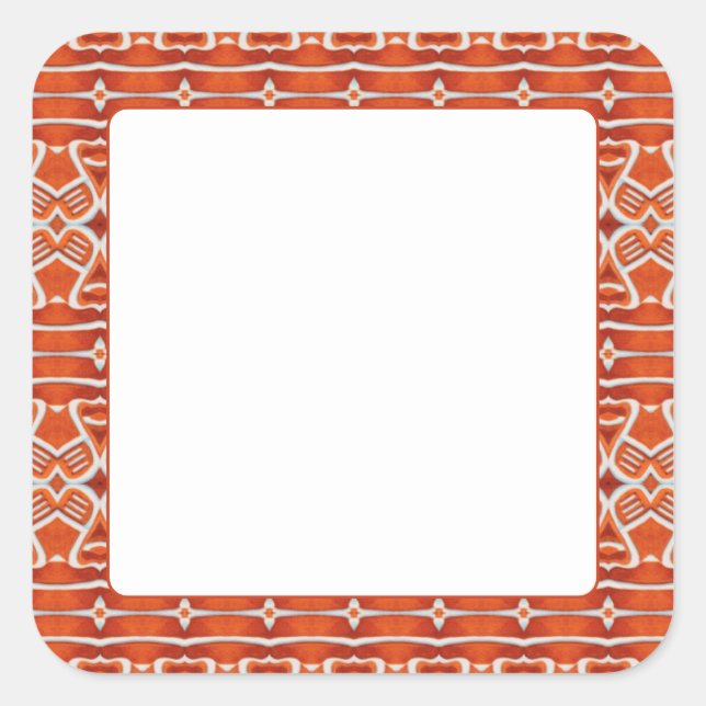 GINGERBREAD 3" Square Matte Stickers (Vorderseite)