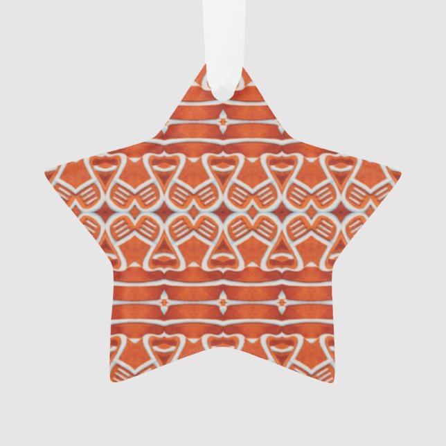 GINGERBREAD Acrylstern-Ornament Ornament (Vorderseite)
