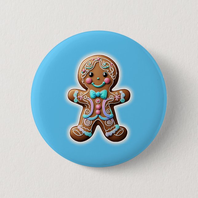 Gingerbread Boy Button (Vorderseite)