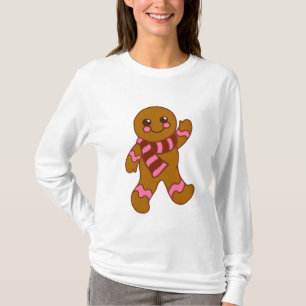 Gingerbread Boy Holiday T - Shirt