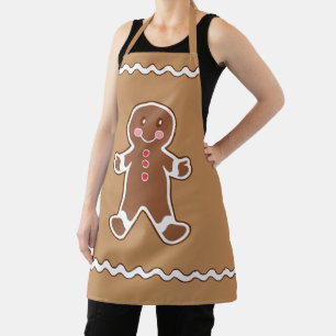 Gingerbread Boy Kitchen Schürze