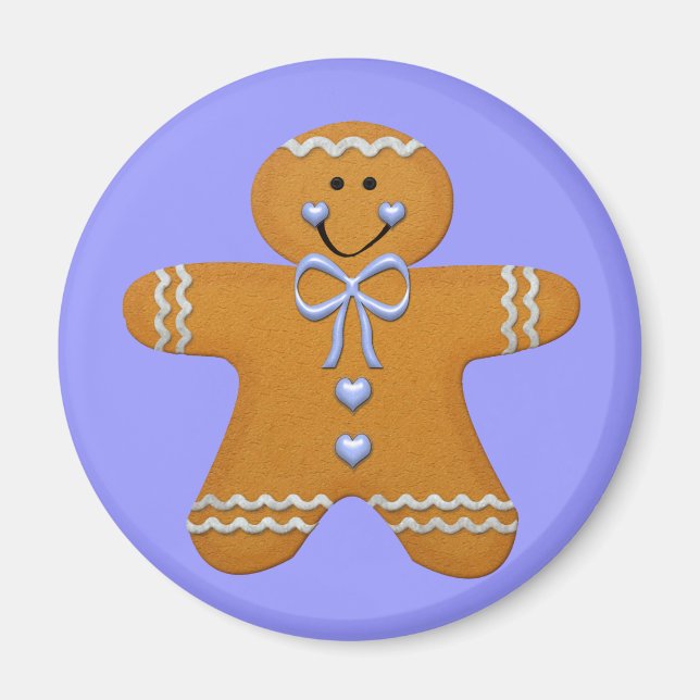 Gingerbread Boy Kühlschrankmagnet Magnet (Vorne)