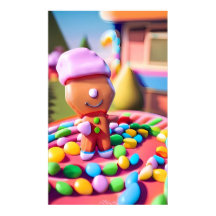 Gingerbread Boy macht gut - Ken Gage Art