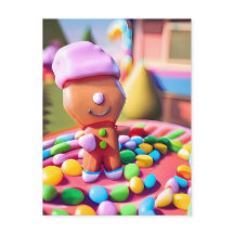 Gingerbread Boy macht gut - Weihnachtskunst