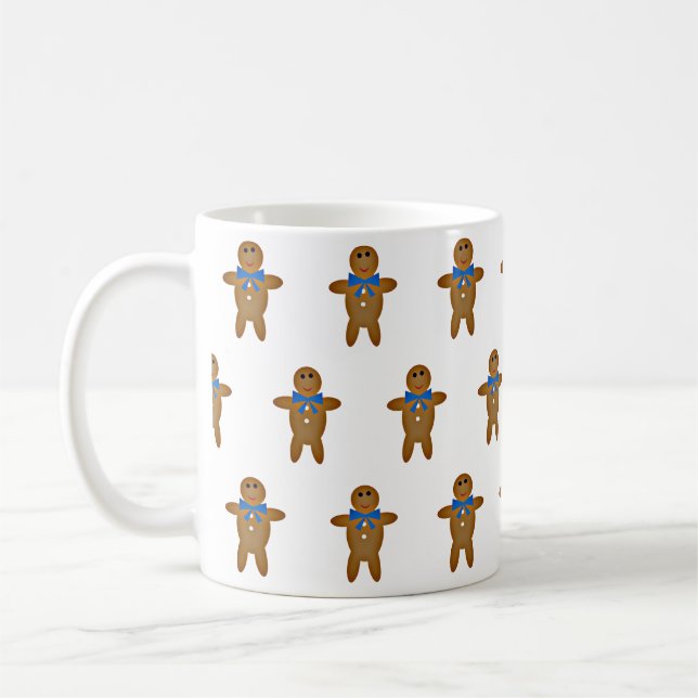 Gingerbread Boy on Kaffeetasse (Links)