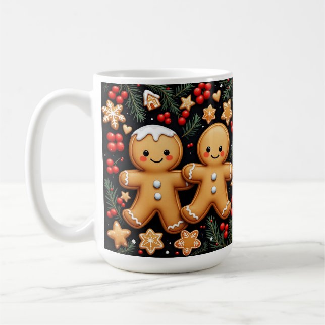 Gingerbread Buddies Kaffeetasse (Links)