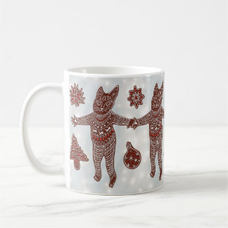 Gingerbread Cat & Cookies, Christmas 2025 Mug Kaffeetasse