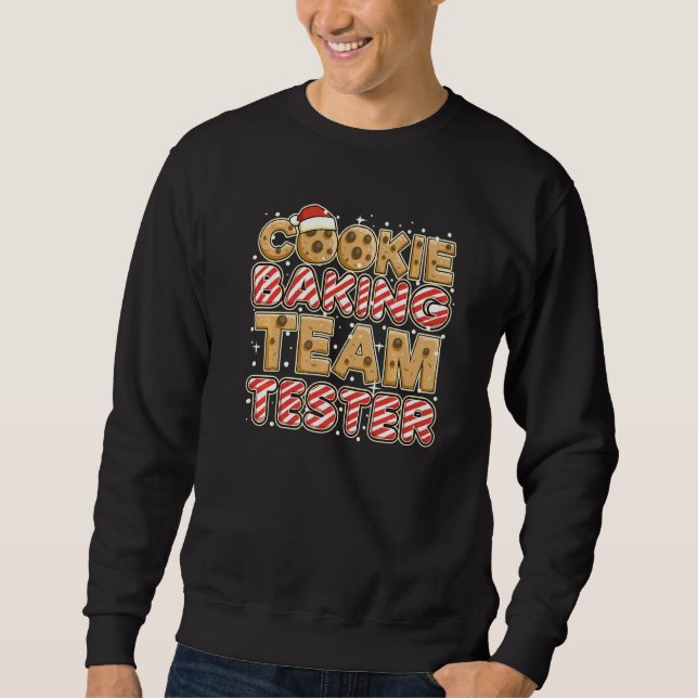Gingerbread Christmas Cookie Baking Holiday Costum Sweatshirt (Vorderseite)