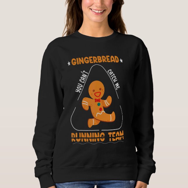Gingerbread Christmas Cookie Baking Holiday Costum Sweatshirt (Vorderseite)