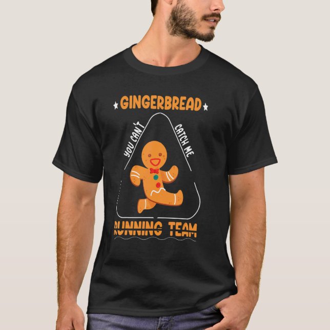Gingerbread Christmas Cookie Baking Holiday Costum T-Shirt (Vorderseite)