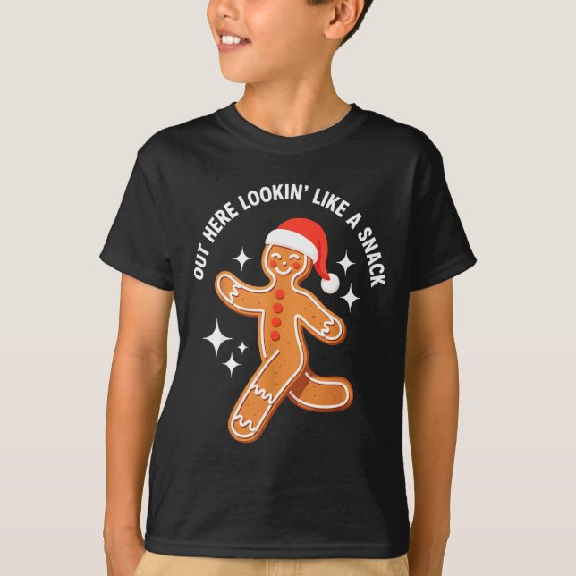 Gingerbread Christmas Xmas Couple Hot Girlfriend - T-Shirt (Vorderseite)