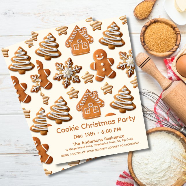 Gingerbread Cookie Invite Einladung (Von Creator hochgeladen)
