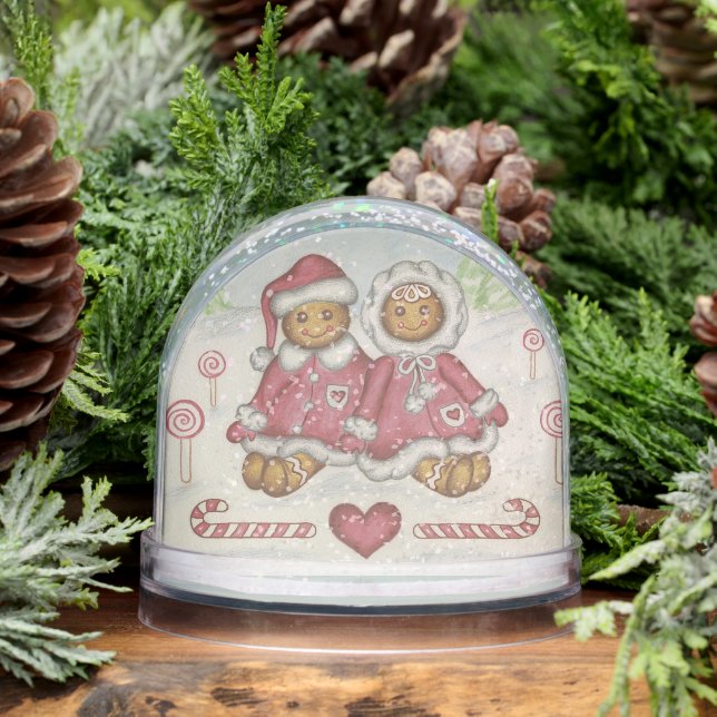 Gingerbread Cookies Snow Globe  Schneekugeln (Winter)
