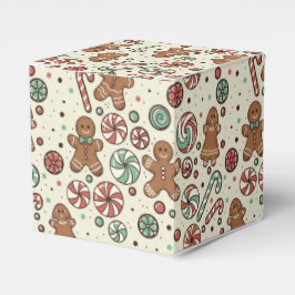 Gingerbread Delight Favor Box Geschenkschachtel