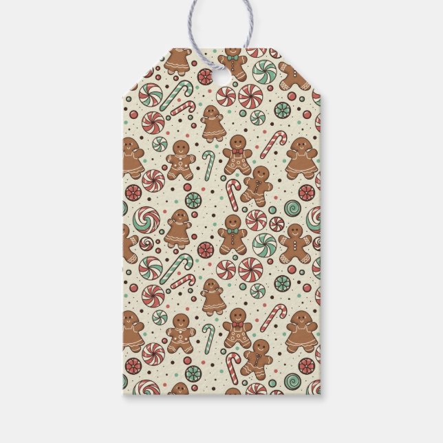 Gingerbread Delight Geschenkanhänger (Vorderseite)