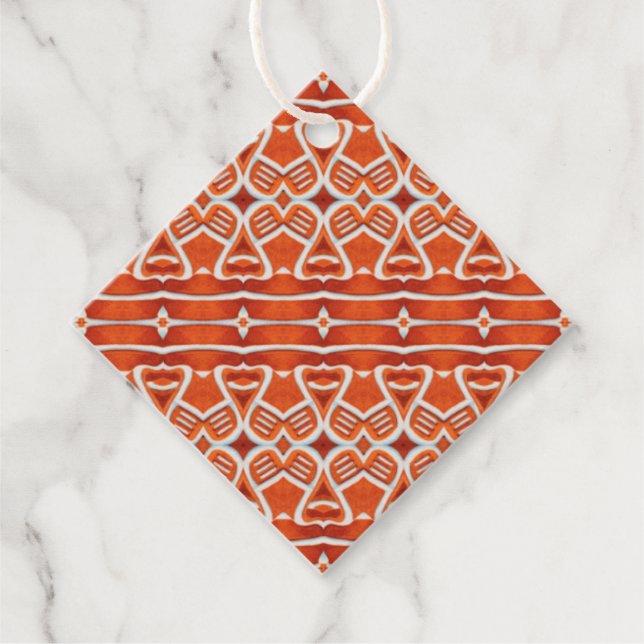 GINGERBREAD Diamond-Geschenktasten Geschenkanhänger (Vorderseite)