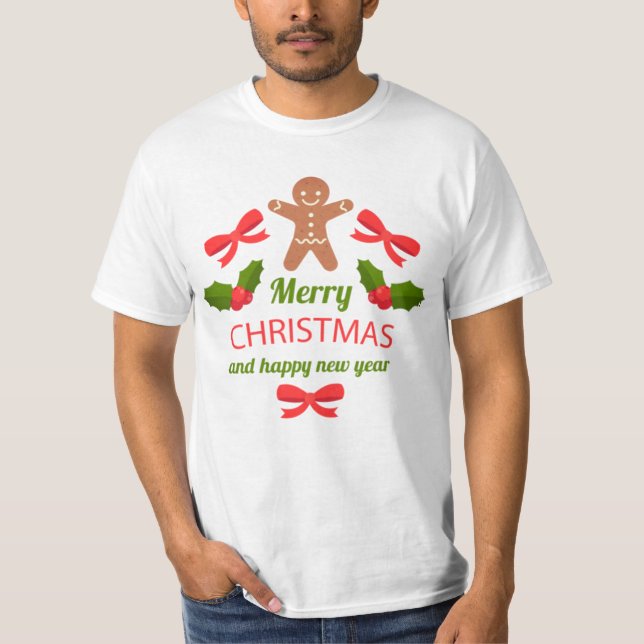 Gingerbread Family Matching Christmas Shirt USA (Vorderseite)