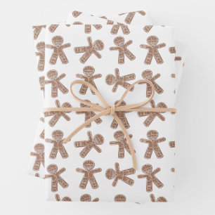 Gingerbread Fantasy Football Team Geschenkwrap Geschenkpapier Set