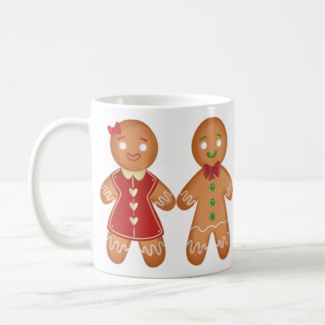 Gingerbread Friends Classic Tasse (Links)