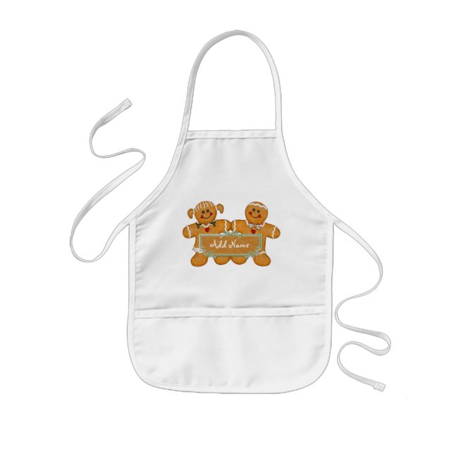 Gingerbread Fun - Anpassen Kinderschürze (Vorne)
