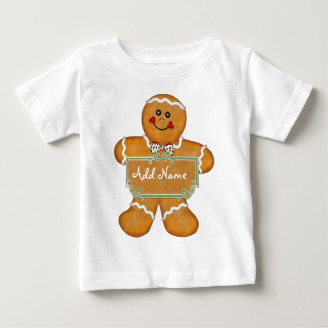 Gingerbread Fun Baby T-shirt (Vorderseite)