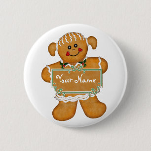 Gingerbread Fun Button