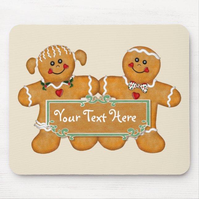 Gingerbread Fun Mousepad (Vorne)
