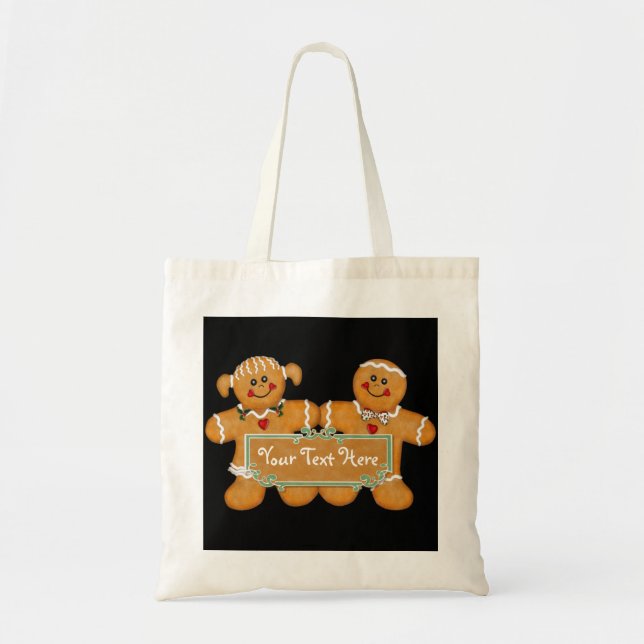 Gingerbread Fun Tragetasche (Vorne)