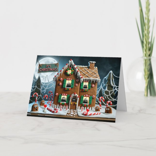 Gingerbread Gala Karte (Vorderseite)