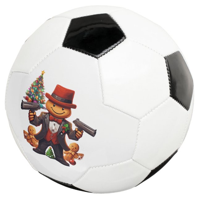 Gingerbread Gangster Fußball (Dreiviertel)