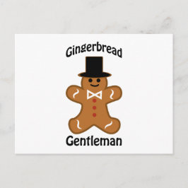 Gingerbread Gentleman Postkarte