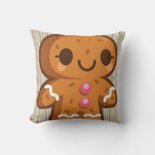 Gingerbread Girl Pillow Kissen