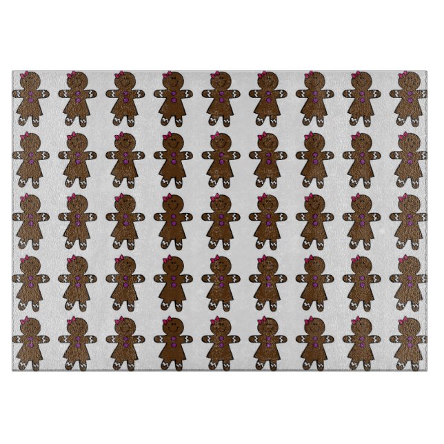 Gingerbread Girl Schneidebrett (Vorderseite)