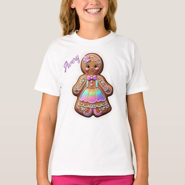 Gingerbread Girl T-Shirt (Vorderseite)