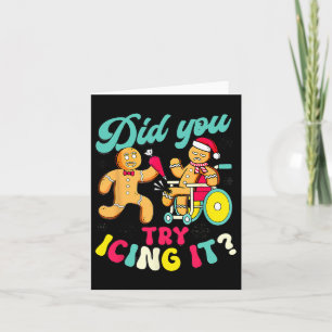 Gingerbread hast du versucht, es Weihnachten Physi Karte