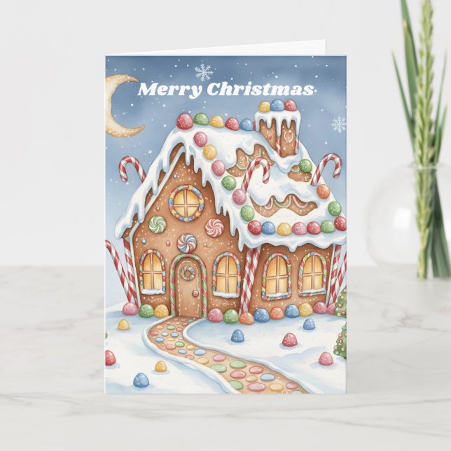 Gingerbread-Haus-Wunderland Weihnachten (Vorderseite)