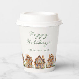 Gingerbread Holiday Pappbecher