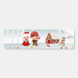 Gingerbread House Autoaufkleber