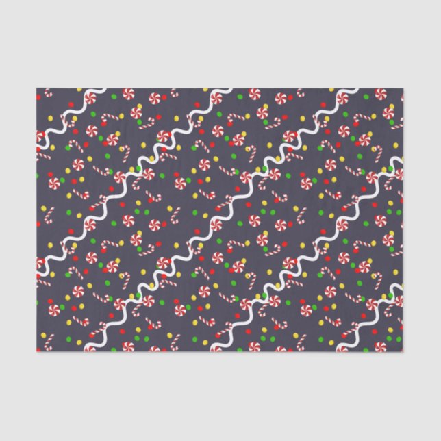 Gingerbread House Candy Seidenpapier (Vorderseite)