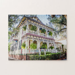 Gingerbread House Charming Savannah Foto Puzzle