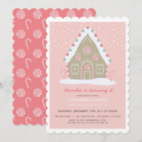 Gingerbread House Decoration Pink Birthday Party