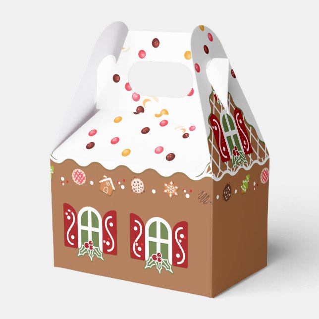 Gingerbread House Geschenkschachtel (Vorderseite)