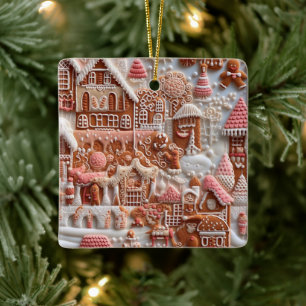 Gingerbread House Keramikornament