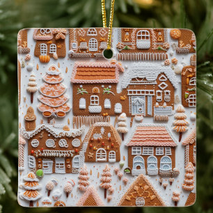 Gingerbread House Keramikornament