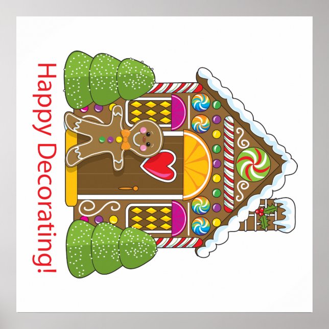 Gingerbread House Poster (Vorne)