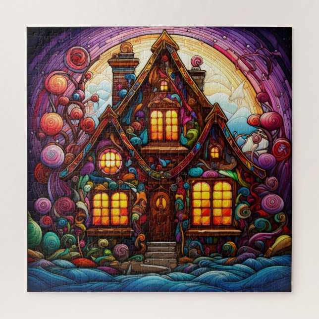Gingerbread House Puzzle (Vertikal)