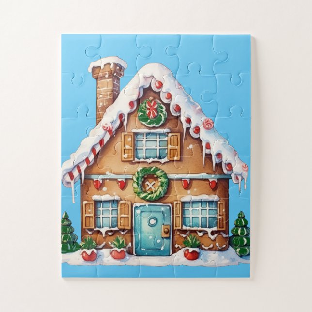 Gingerbread House Puzzle (Vertikal)