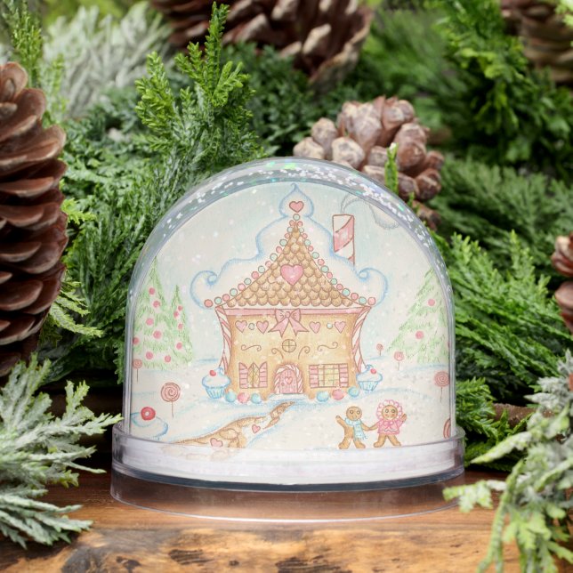 Gingerbread House Snow Globe  Schneekugeln (Winter)
