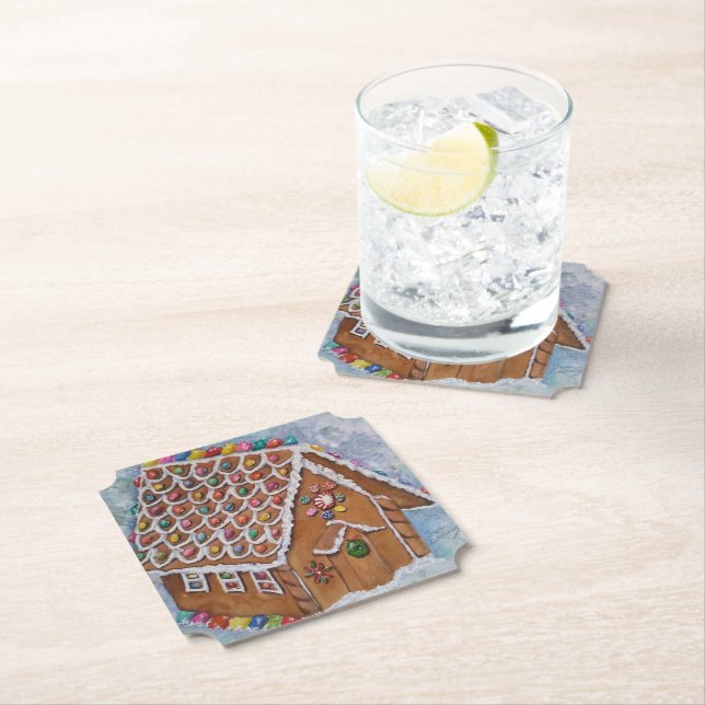 Gingerbread House Untersetzer (Vor Ort)